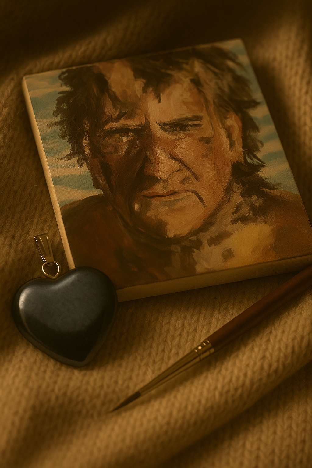 coeur en Hématite véritable