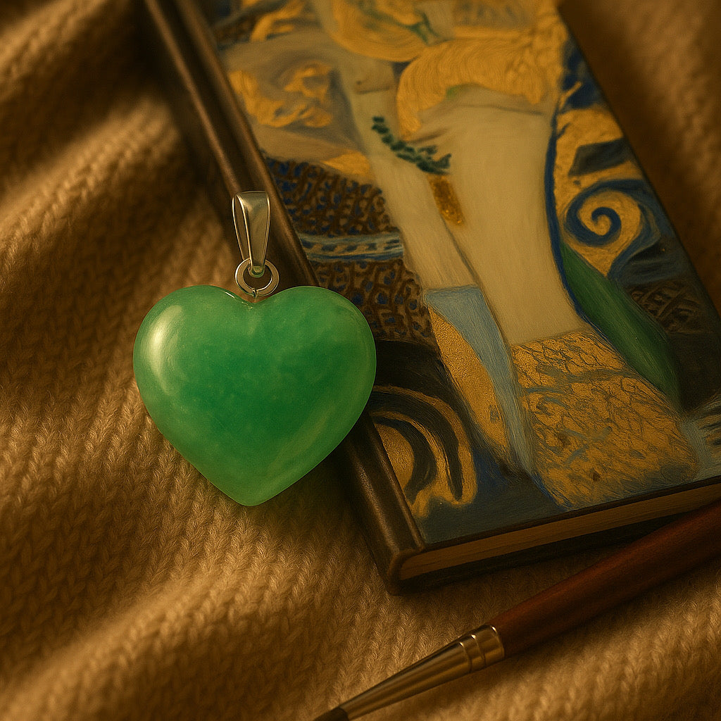 Coeur en aventurine