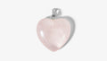 Coeur en quartz rose