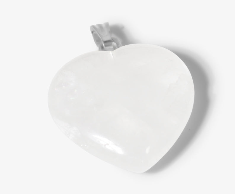 Coeur en cristal de roche