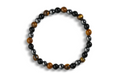 Bracelet d'amélioration hématite, obsidienne, oeil de tigre