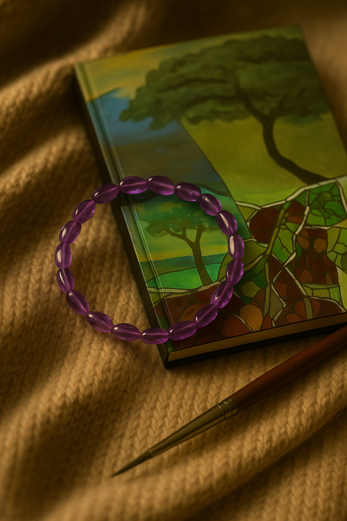 Bracelet en Améthyste (perles fines)