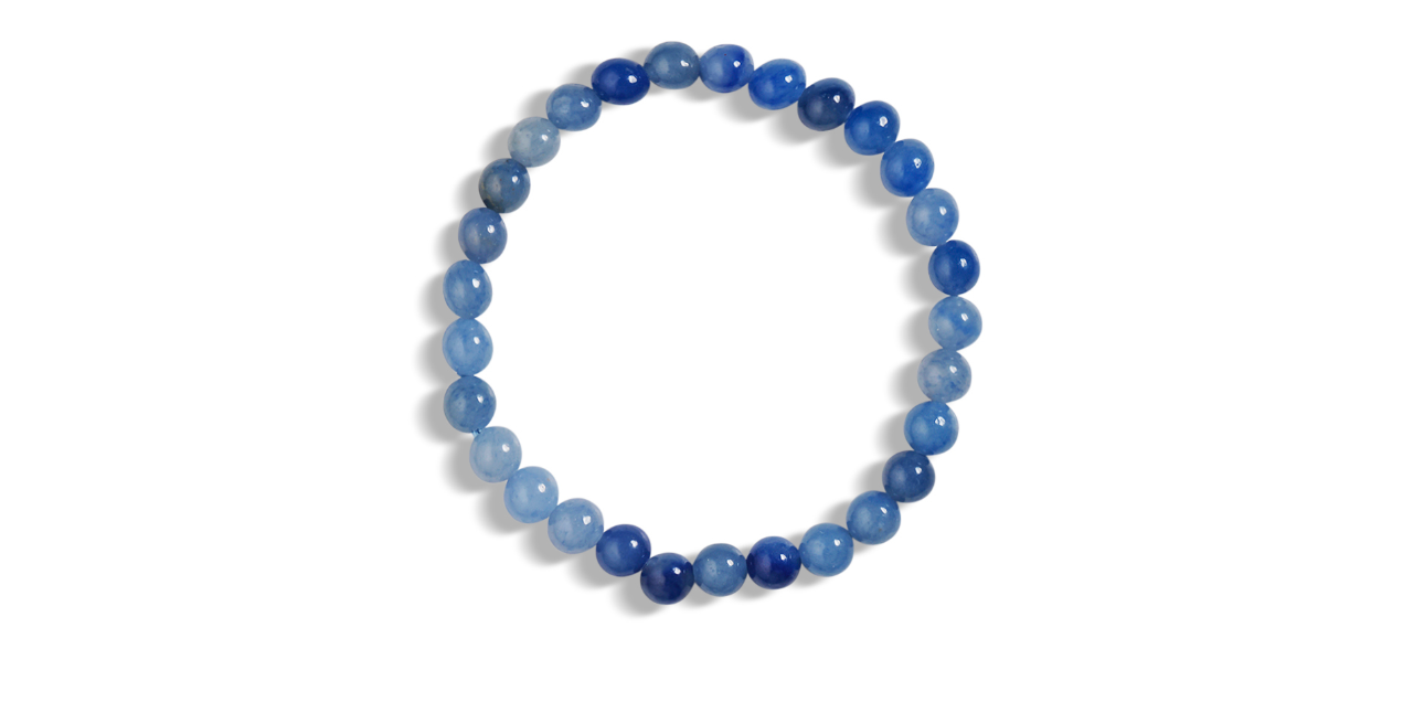 Bracelet en Aventurine bleue