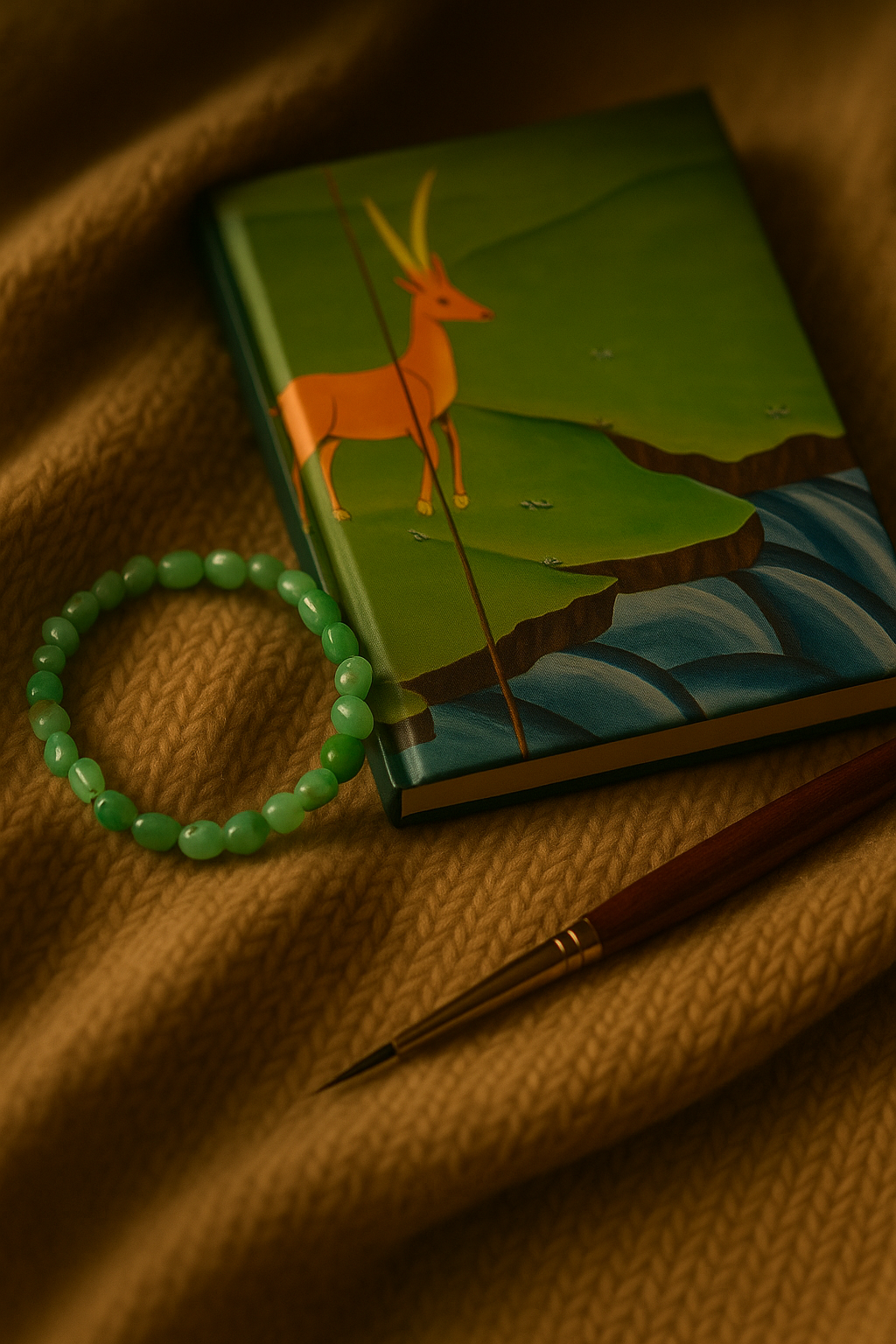 Bracelet en Chrysoprase