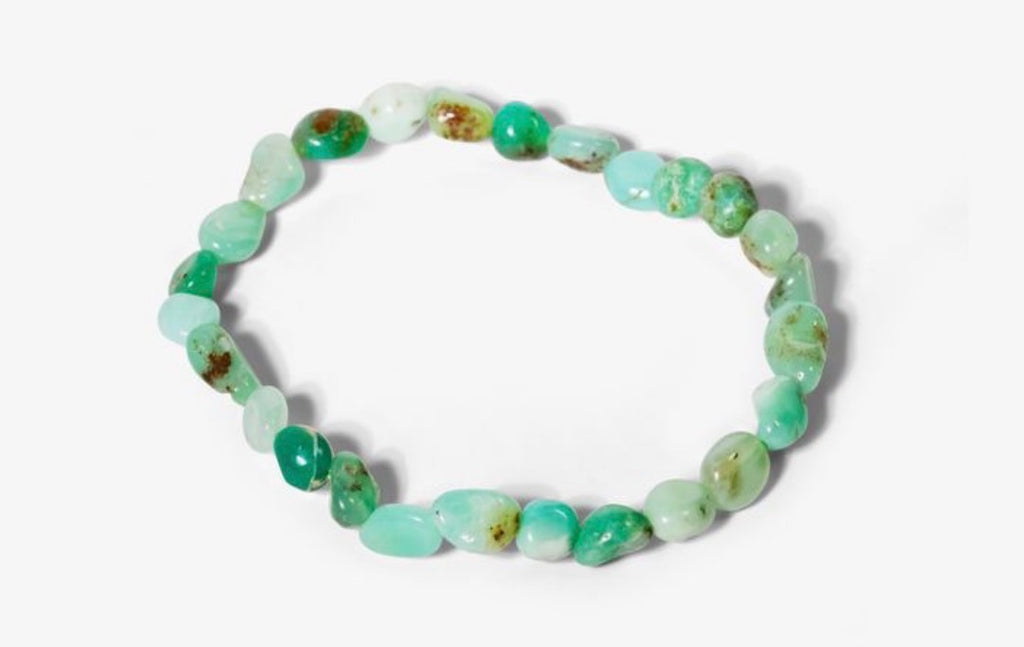 Bracelet en Chrysoprase
