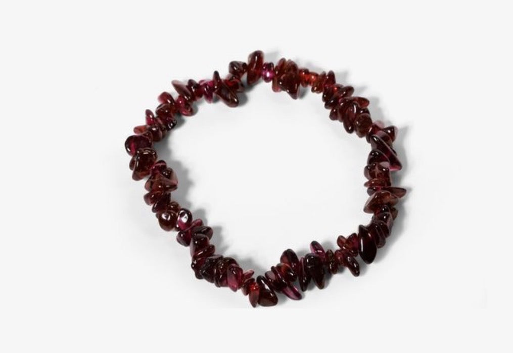 Bracelet en Grenat véritable (Pierres fines et irrégulières)