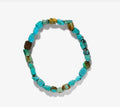 Bracelet en Turquoises (perles irrégulières et fines)